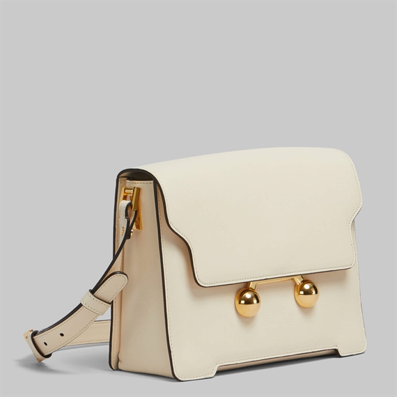 Marni Trunkaroo Medium Shoulder Bag, Shell